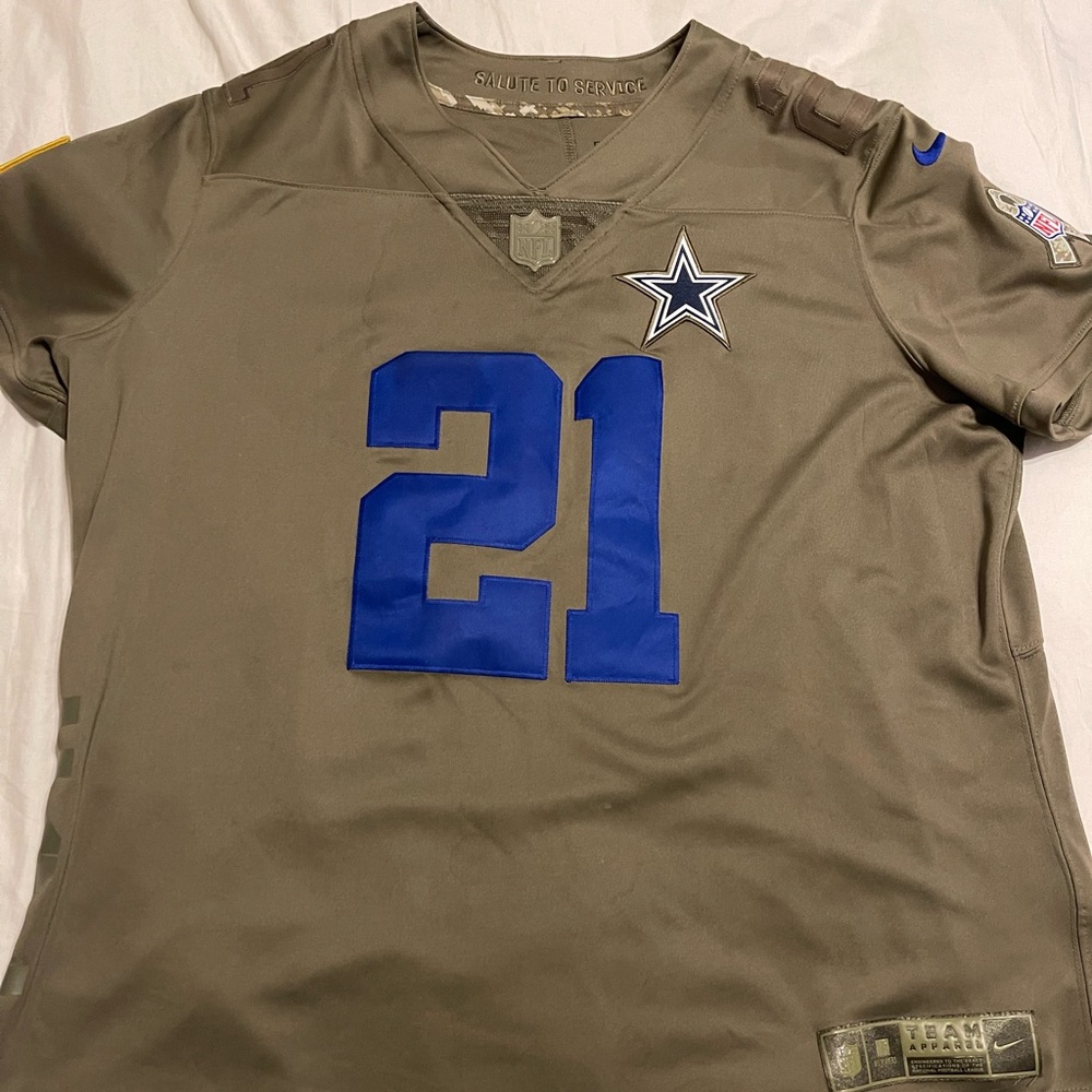 Ezekiel Elliott cowboys jersey salute to service edition